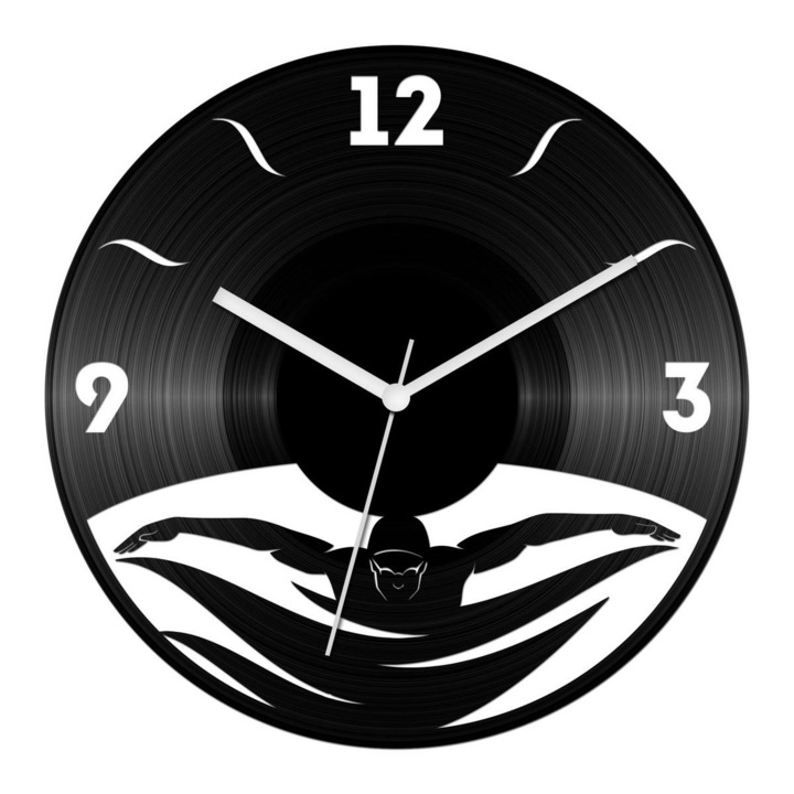 Pillangó úszás bakelit óra