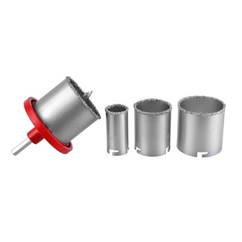 Set carote pentru faianta si teracota, 4 piese, Keltin, K00070 Set carote pentru faianta si teracota, 4 piese, Keltin, K00070