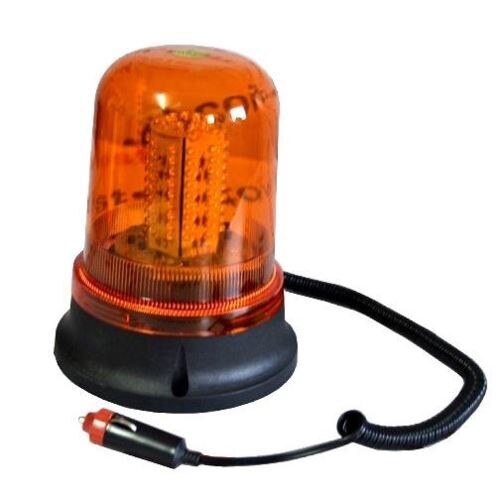 Girofar auto Autospeed galben cu led si talpa magnetica 12v-24v cu alimentare la bricheta