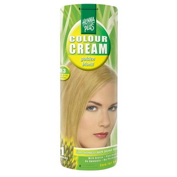 Crema coloranta Hennaplus Colour Cream Golden Blond 8.3, 60 ml Crema coloranta Hennaplus Colour Cream Golden Blond 8.3, 60 ml