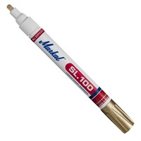 marker permanent industrial cu vopsea markal sl-100 auriu varf rotund 2 - 4 mm imagen 54_0_
0