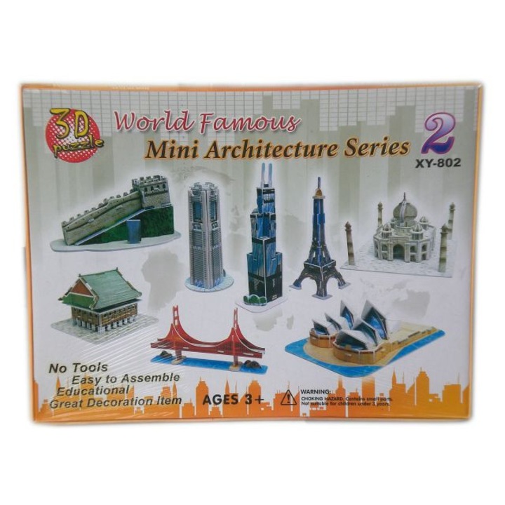 3D Пъзел Kristaltoys Световноизвстни сгради серия 2