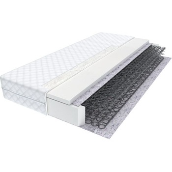 Saltea cu plasa cu arcuri bonell Spij zdrowo Neso, 70x160, Alb Saltea cu plasa cu arcuri bonell Spij zdrowo Neso, 70x160, Alb