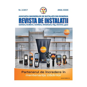 Revista de instalatii nr.2/2017, Asociatia Inginerilor De Instalatii Din Romania Revista de instalatii nr.2/2017, Asociatia Inginerilor De Instalatii Din Romania