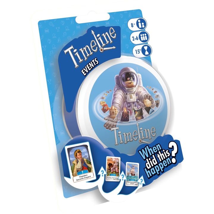 Настолна игра Timeline: Events (2020 Edition) - семейна