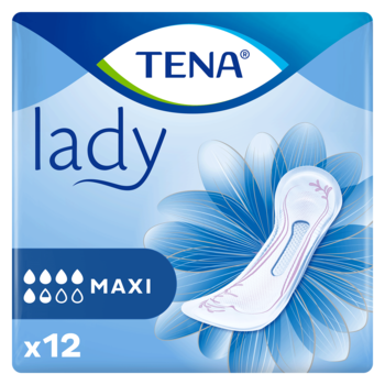 Absorbante pentru incontinenta urinara Tena Lady Maxi, 12 bucati Absorbante pentru incontinenta urinara Tena Lady Maxi, 12 bucati