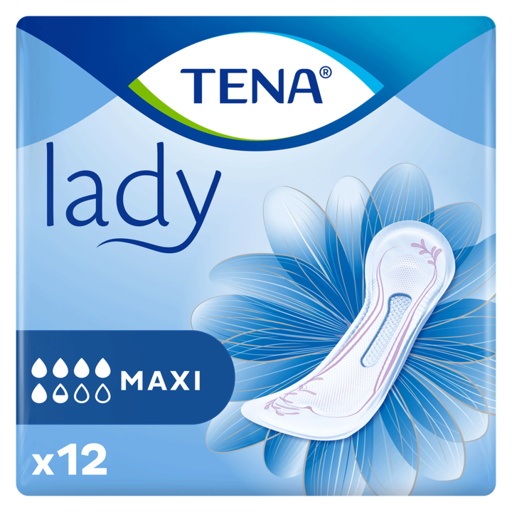 Tena Lady Maxi Insta Dry inkontinencia betét, 12 db