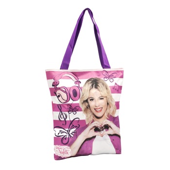 Geanta pentru cumparaturi Violetta Roses (33 x 28 x 5 cm) - Coriex Geanta pentru cumparaturi Violetta Roses (33 x 28 x 5 cm) - Coriex