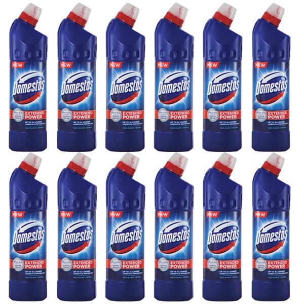 Pachet 12 bucati - Domestos Original, Dezinfectant universal pentru wc, 12 x 750ml