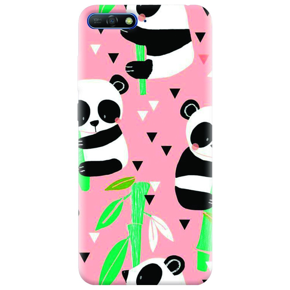 Husa silicon pentru Huawei Y6 2018, Baby Panda 001