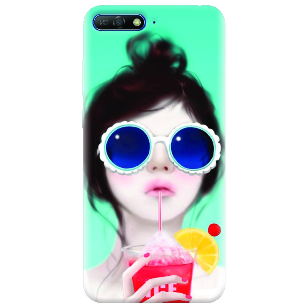 Husa silicon pentru Huawei Y6 2018, Cute Girly 001