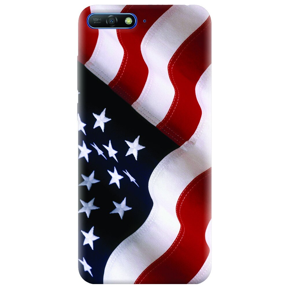 Husa silicon pentru Huawei Y6 2018, American