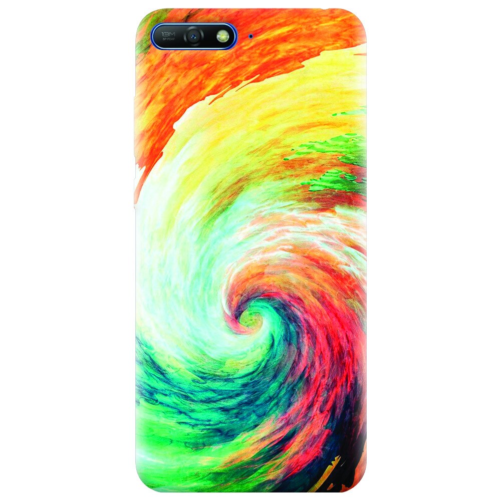 Husa silicon pentru Huawei Y6 2018, Big Wave Painting
