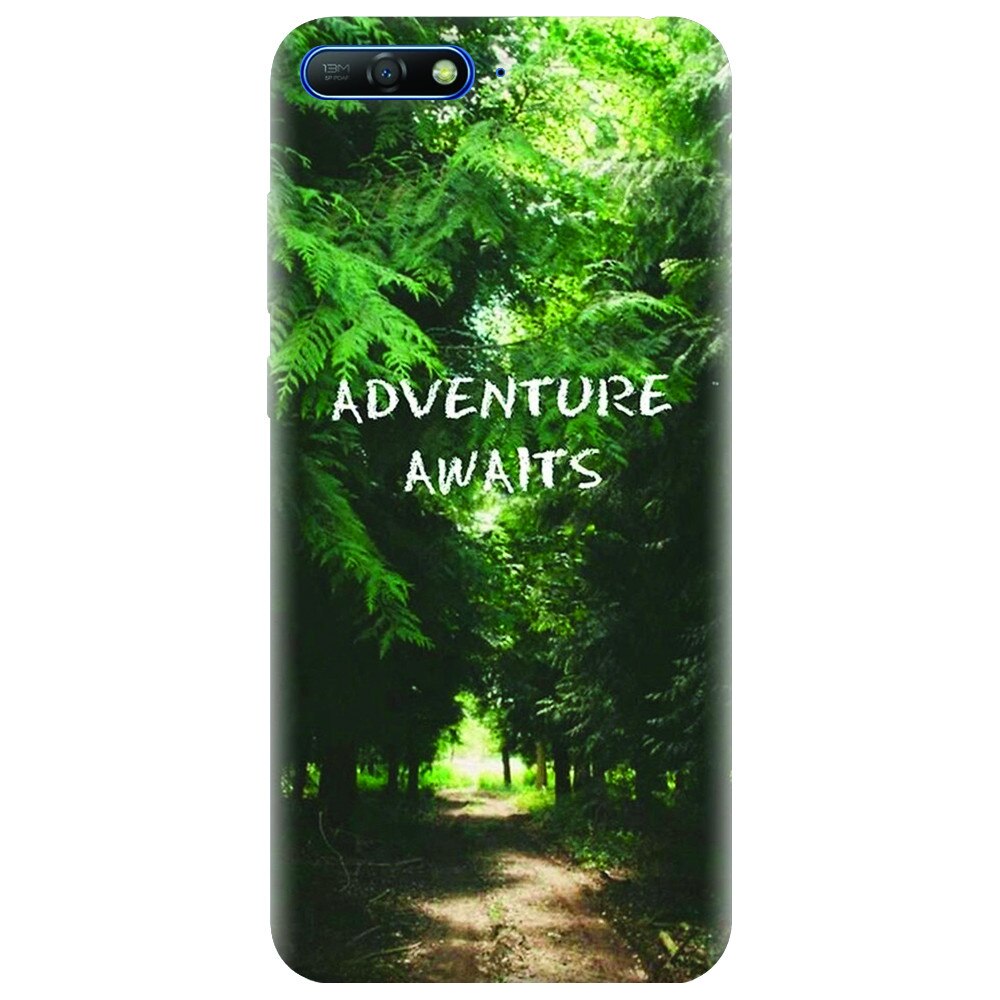 Husa silicon pentru Huawei Y6 2018, Adventure Awaits Forest