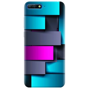 Husa silicon pentru Huawei Y6 2018, Cool Abstract Husa silicon pentru Huawei Y6 2018, Cool Abstract