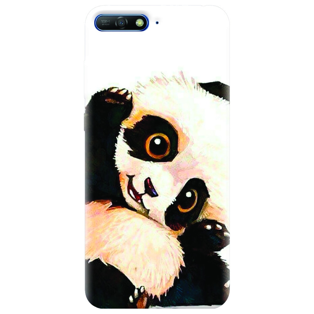 Husa silicon pentru Huawei Y6 2018, Baby Panda 002