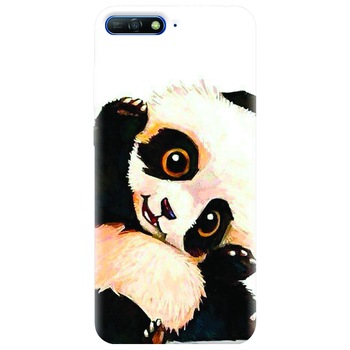 Husa silicon pentru Huawei Y6 2018, Baby Panda 002 Husa silicon pentru Huawei Y6 2018, Baby Panda 002