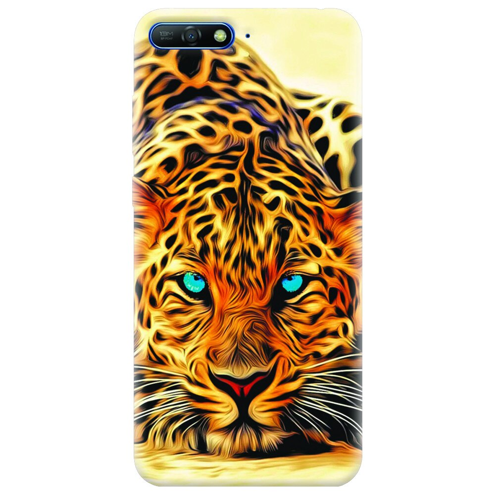 Husa silicon pentru Huawei Y6 2018, Animal Tiger