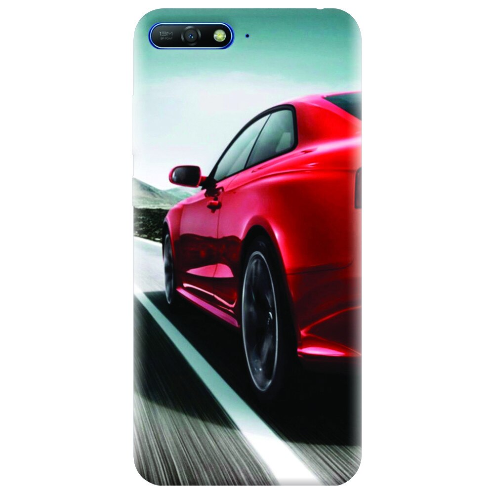 Husa silicon pentru Huawei Y6 2018, Car On Road