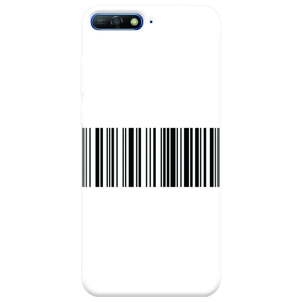 Husa silicon pentru Huawei Y6 2018, Bar Code