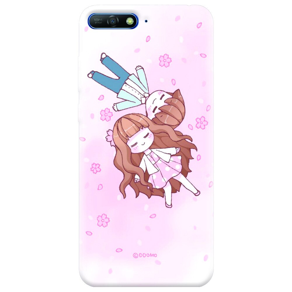 Husa silicon pentru Huawei Y6 2018, Cute Couple