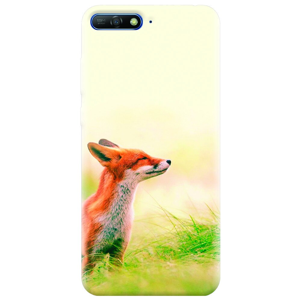 Husa silicon pentru Huawei Y6 2018, Fox Scenting Breeze