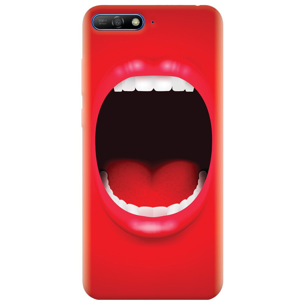 Husa silicon pentru Huawei Y6 2018, Big Mouth