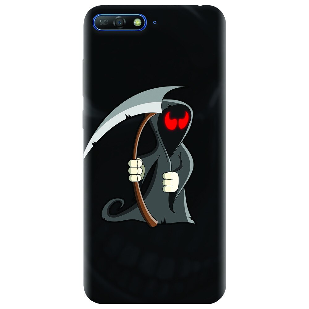 Husa silicon pentru Huawei Y6 2018, Grim Reaper