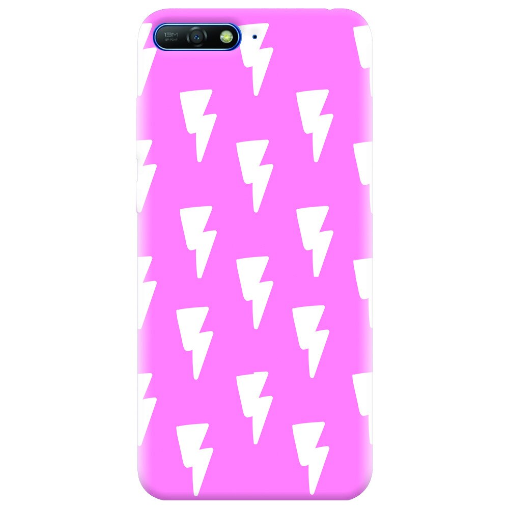Husa silicon pentru Huawei Y6 2018, Electric Pink