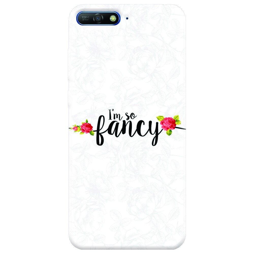 Husa silicon pentru Huawei Y6 2018, Im So Fancy Floral
