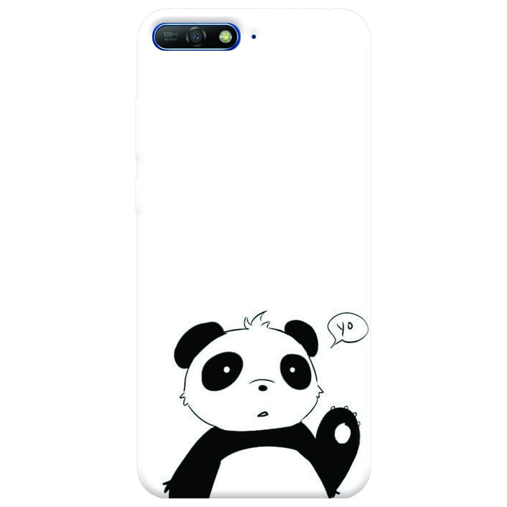 Husa silicon pentru Huawei Y6 2018, Panda Cellphone