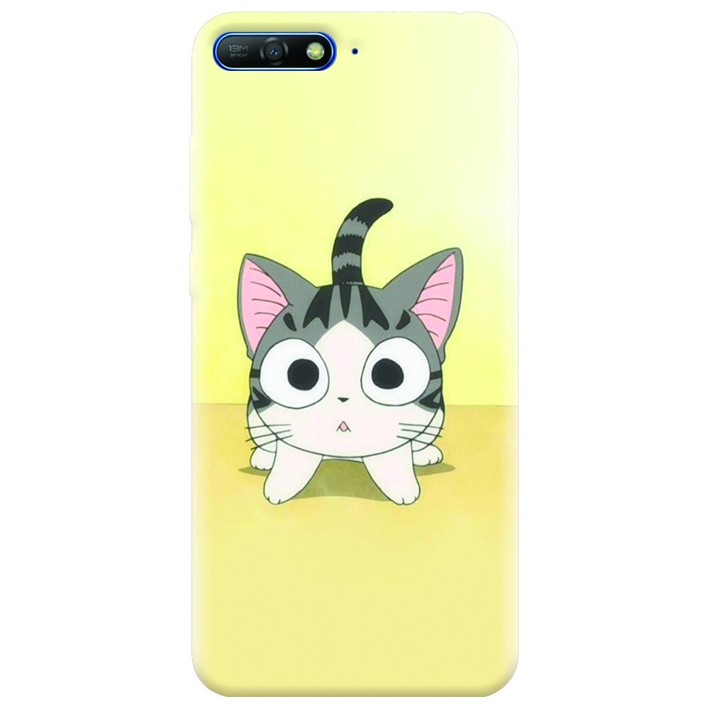 Husa silicon pentru Huawei Y6 2018, Cute Ktty