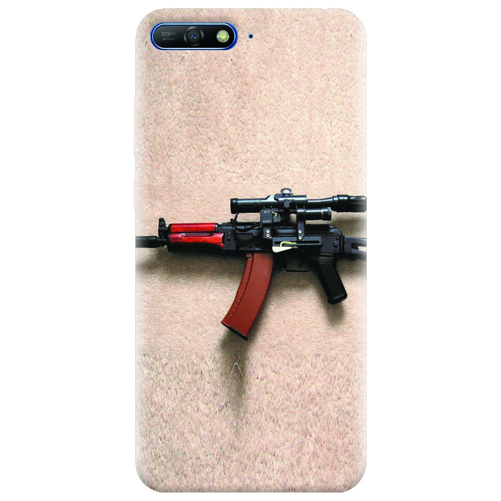 Husa silicon pentru Huawei Y6 2018, AK Kalashnikov Gun Of Military