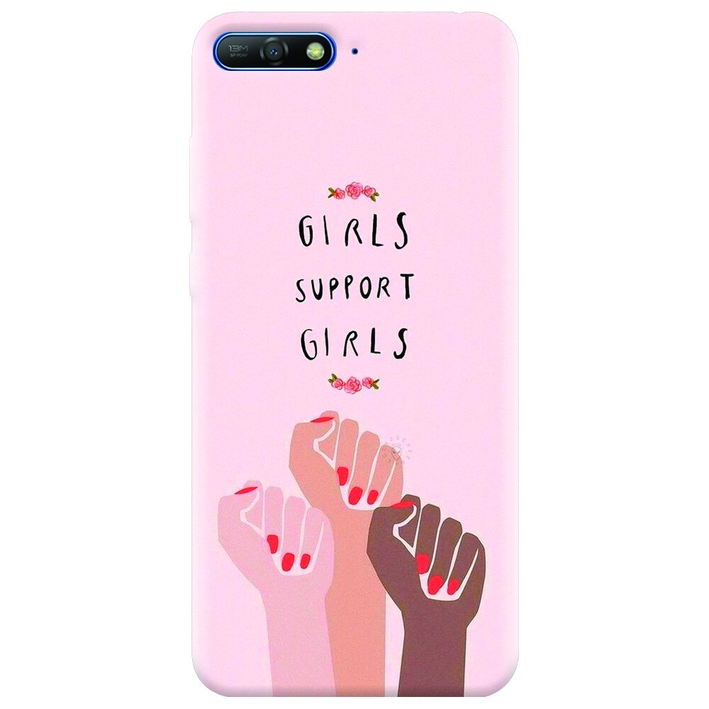 Husa silicon pentru Huawei Y6 2018, Girls Supportgirls