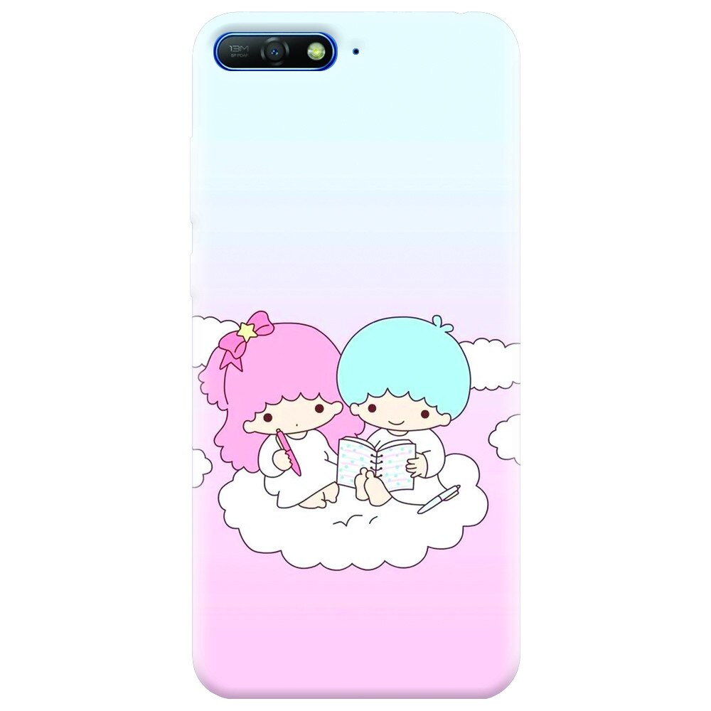 Husa silicon pentru Huawei Y6 2018, Little Twins On Cloud
