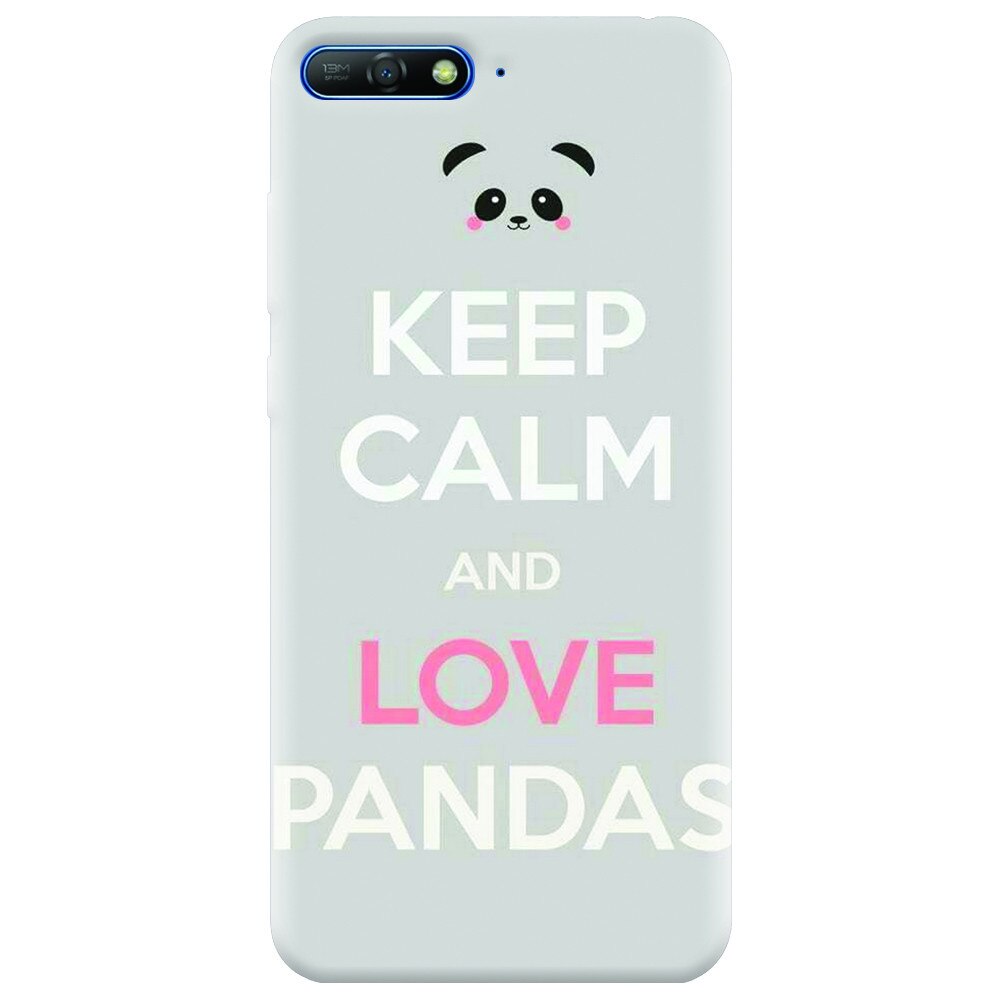 Husa silicon pentru Huawei Y6 2018, Panda Phone