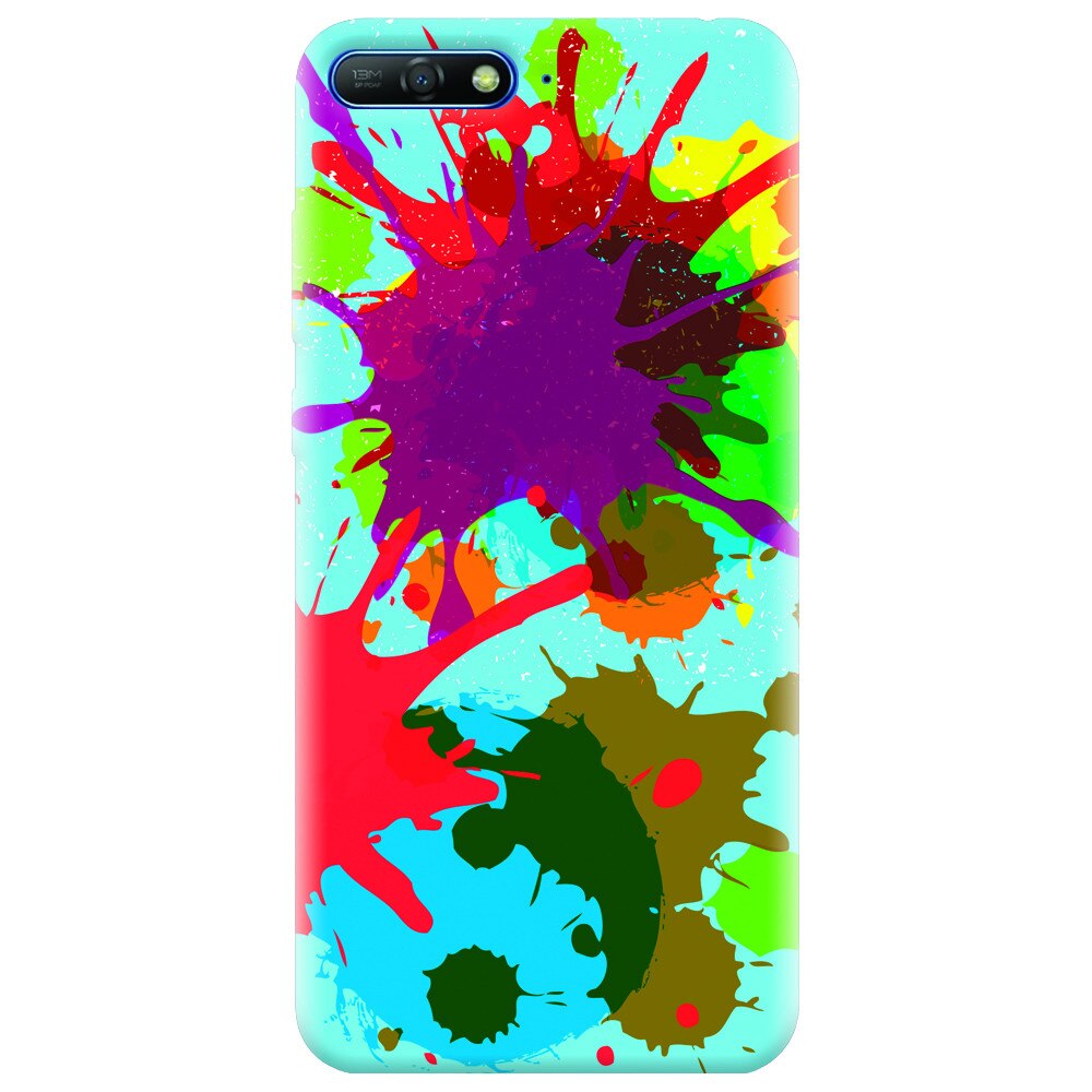 Husa silicon pentru Huawei Y6 2018, Holi Splash