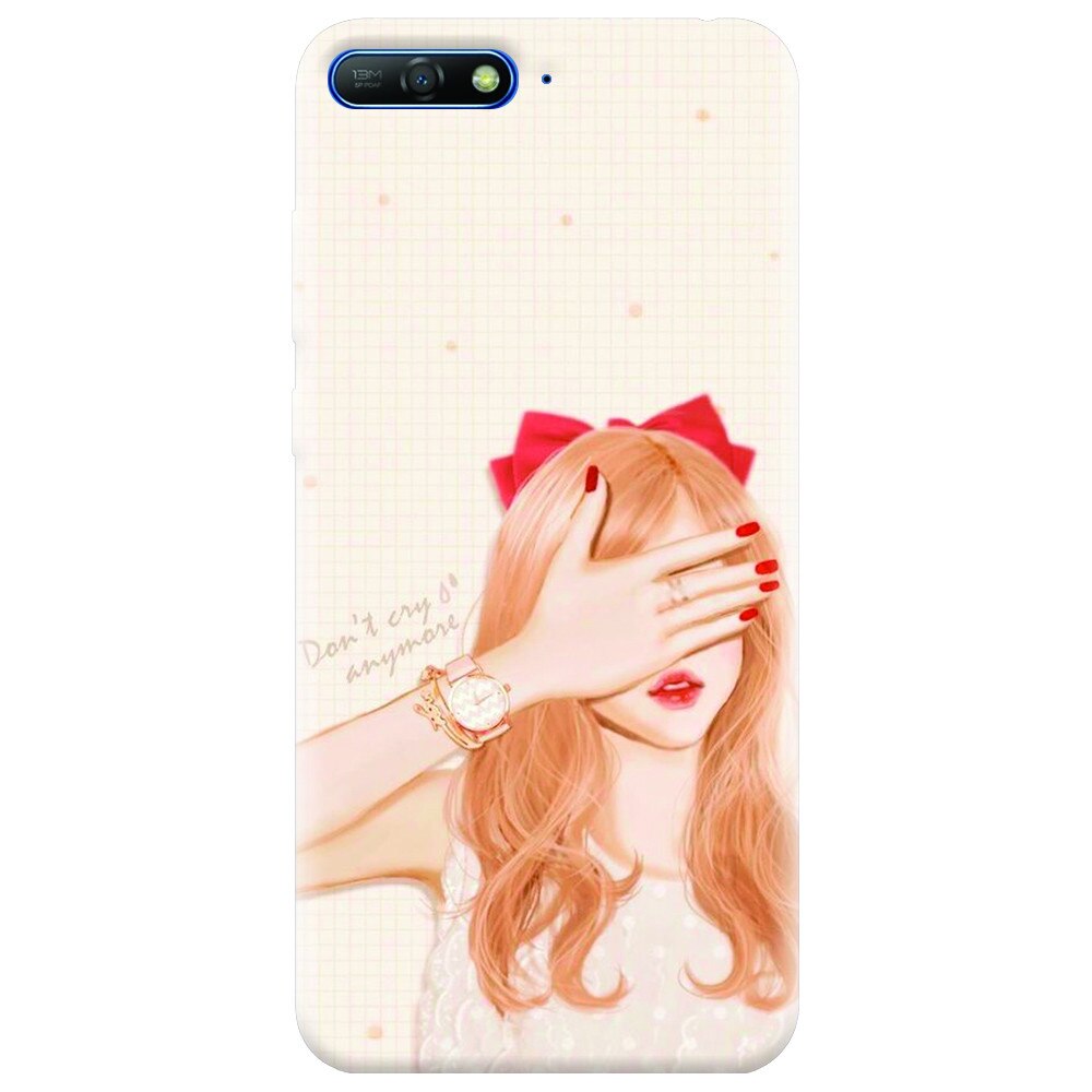 Husa silicon pentru Huawei Y6 2018, Dont Cry Anymore