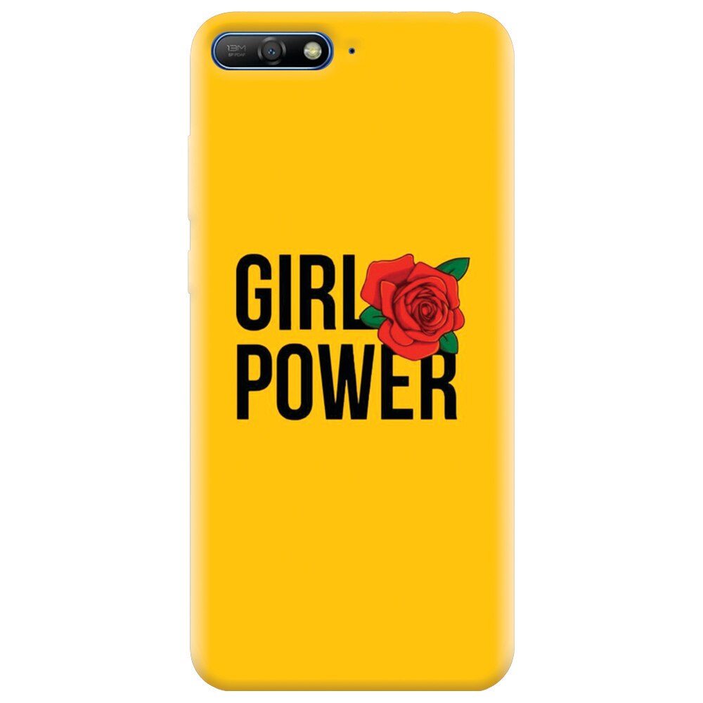 Husa silicon pentru Huawei Y6 2018, Girl Power
