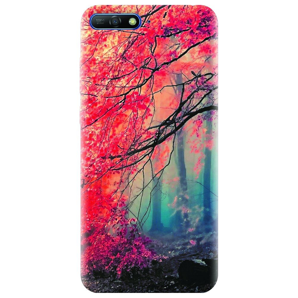 Husa silicon pentru Huawei Y6 2018, Morning Fog Inest Nature