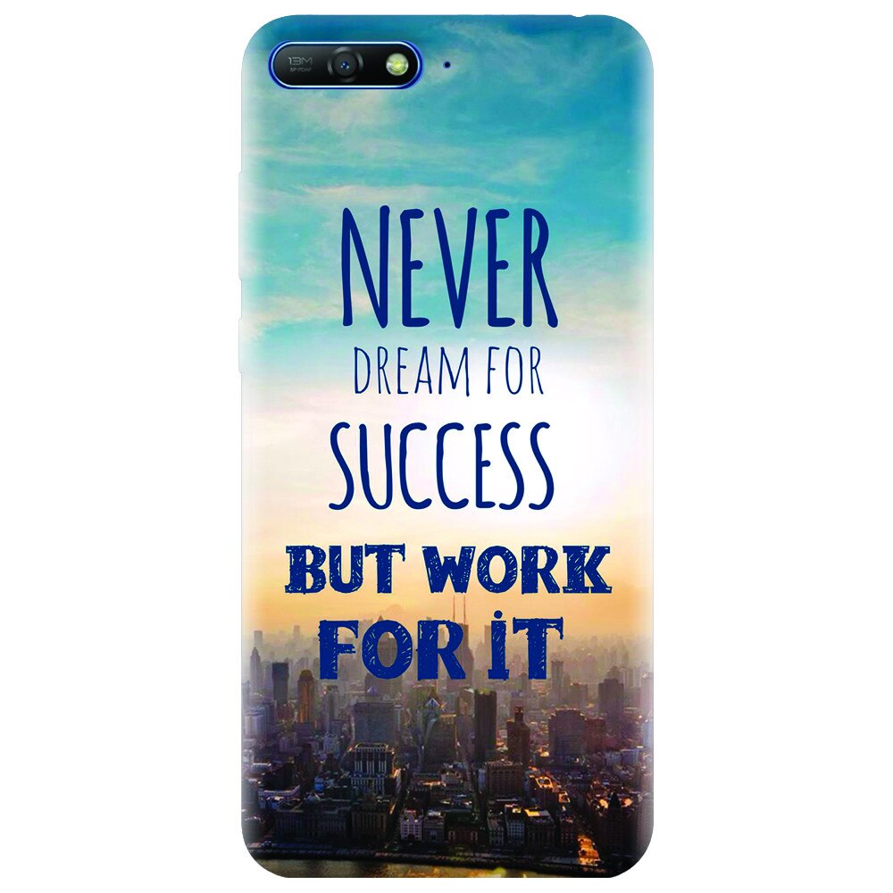 Husa silicon pentru Huawei Y6 2018, Never Dream