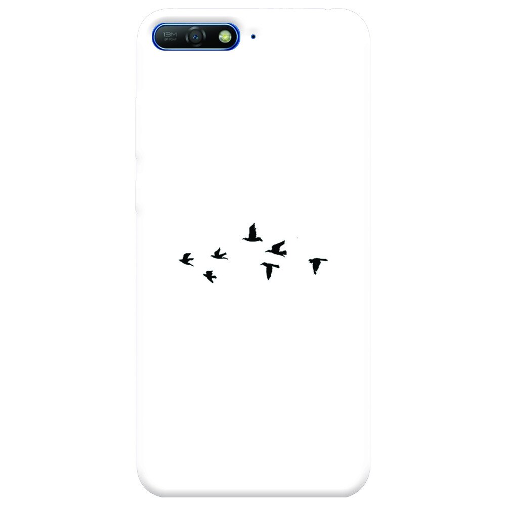 Husa silicon pentru Huawei Y6 2018, Birds