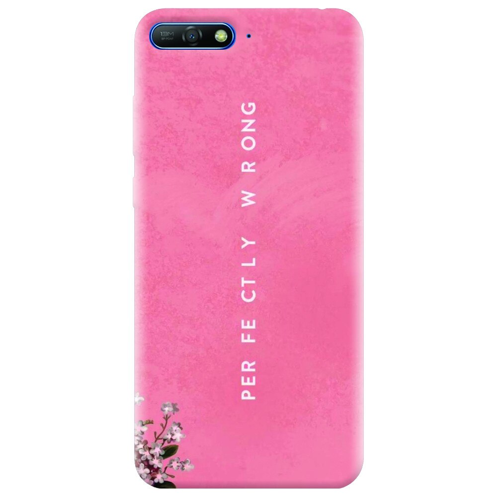 Husa silicon pentru Huawei Y6 2018, Perfectly Wrong