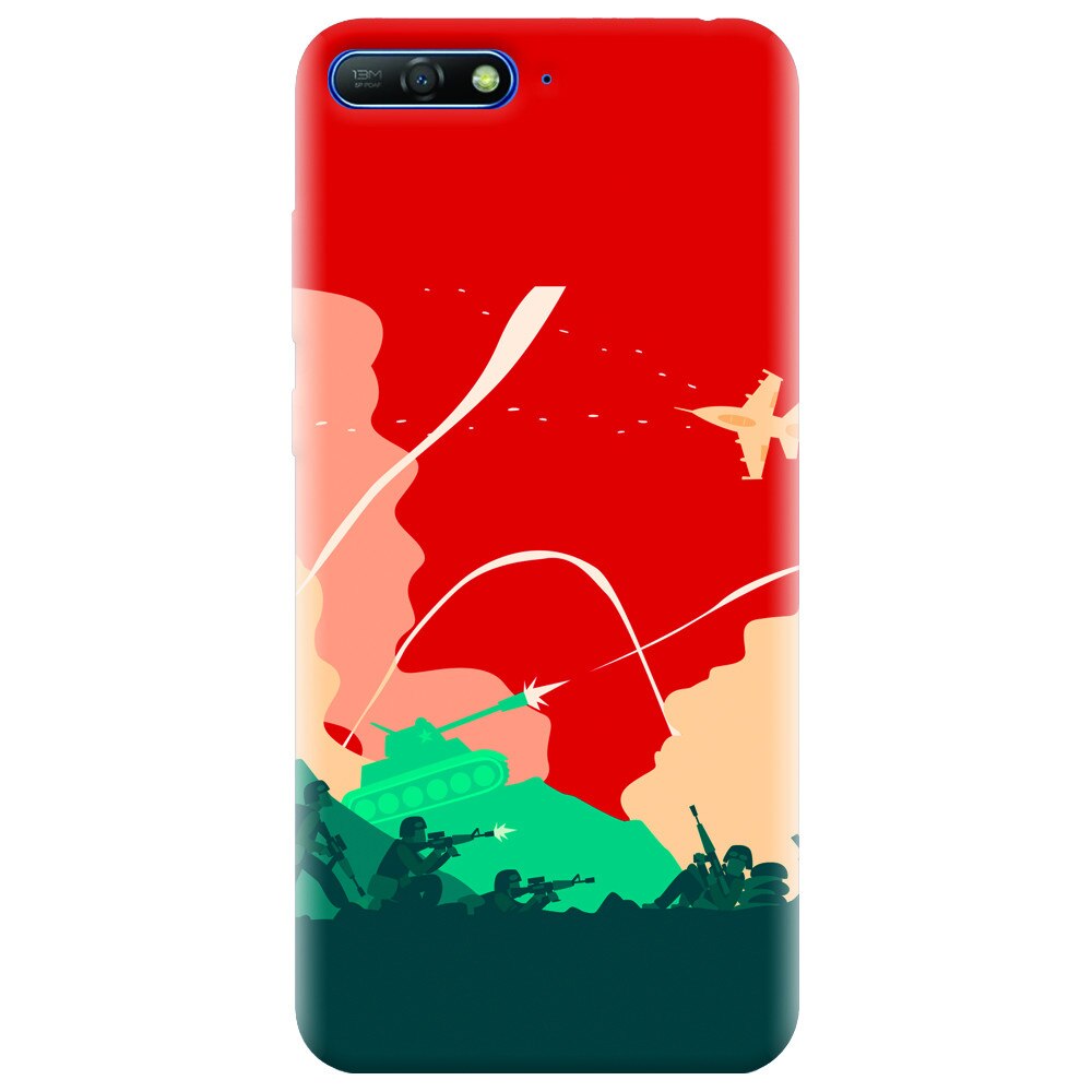 Husa silicon pentru Huawei Y6 2018, War