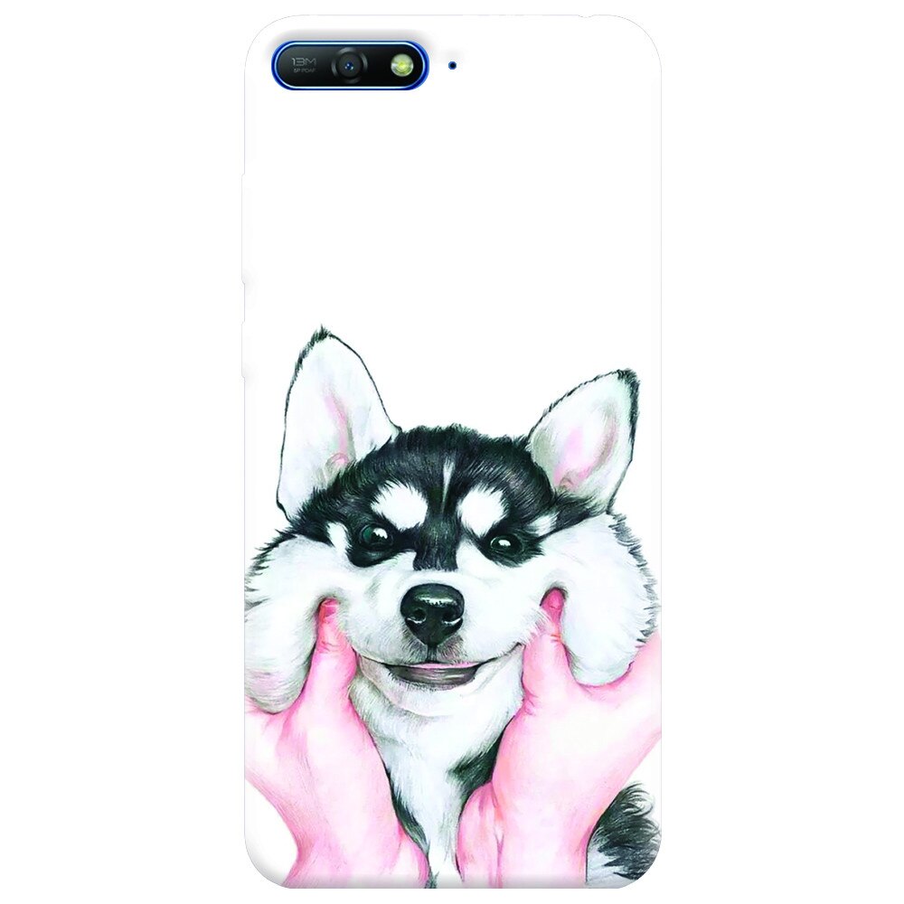 Husa silicon pentru Huawei Y6 2018, Cute Dog 1.