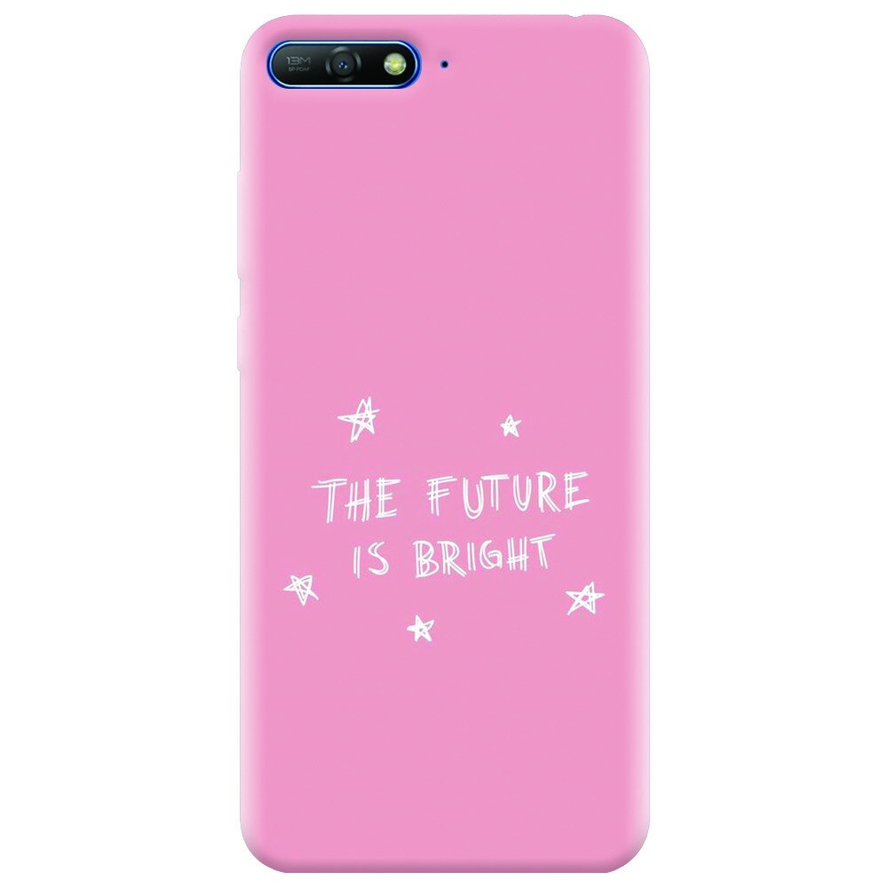 Husa silicon pentru Huawei Y6 2018, The Future Is Bright