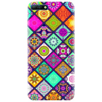 Husa silicon pentru Huawei Y6 2018, Mandala Pattern Husa silicon pentru Huawei Y6 2018, Mandala Pattern