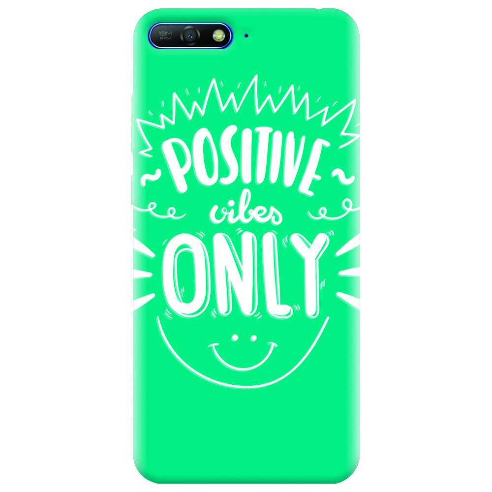 Husa silicon pentru Huawei Y6 2018, Positive Vibes