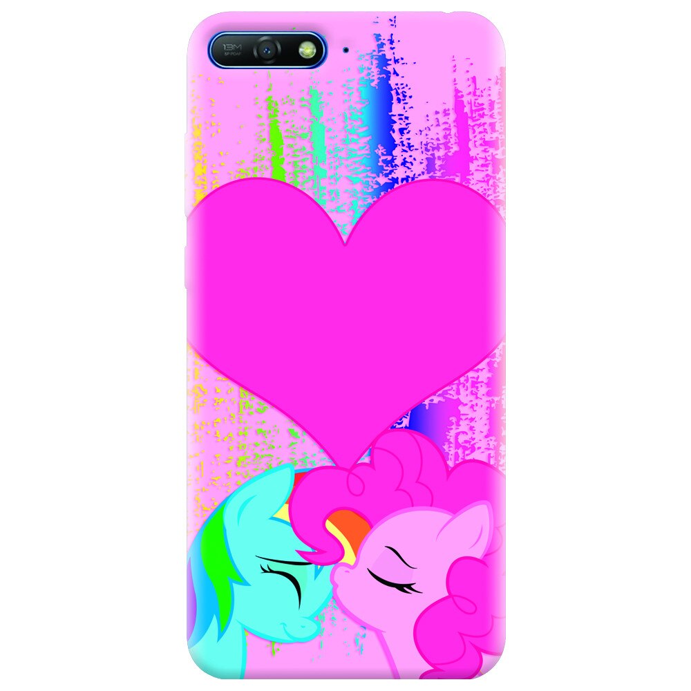 Husa silicon pentru Huawei Y6 2018, Pinkie Kiss