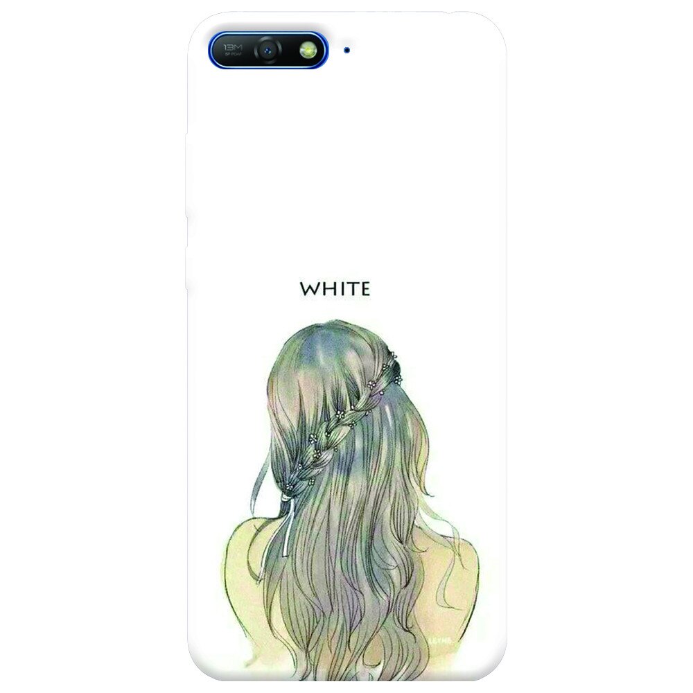 Husa silicon pentru Huawei Y6 2018, White